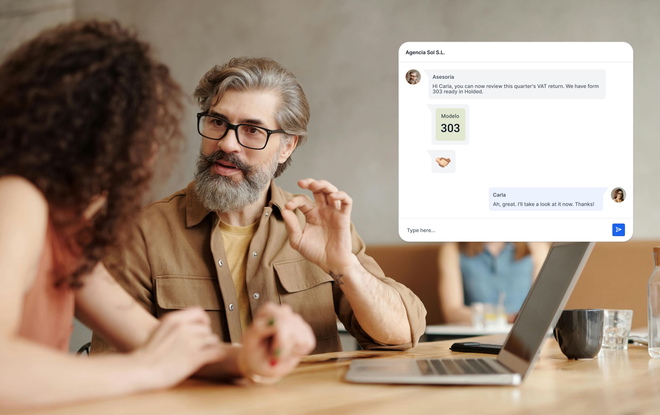 Collaborative accounting between accountant and client